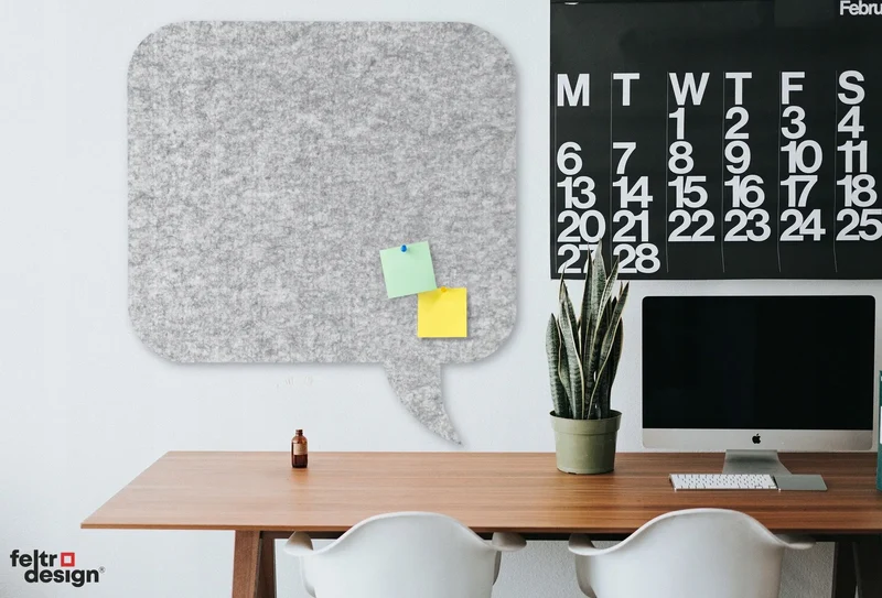 Bulletin Felt Pin Board - PANEL