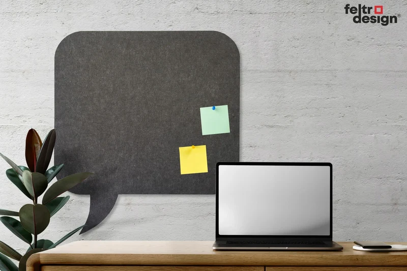 Bulletin Felt Pin Board - PANEL