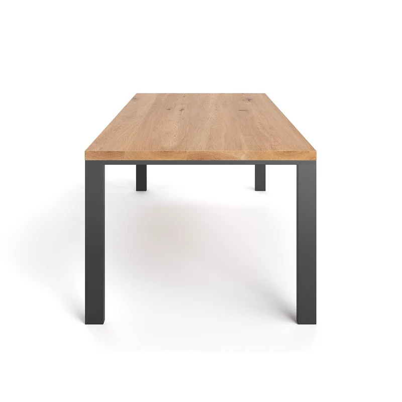 Industrial Esstisch aus massiver Eiche | Tisch Ramme in verschiedenen Größen