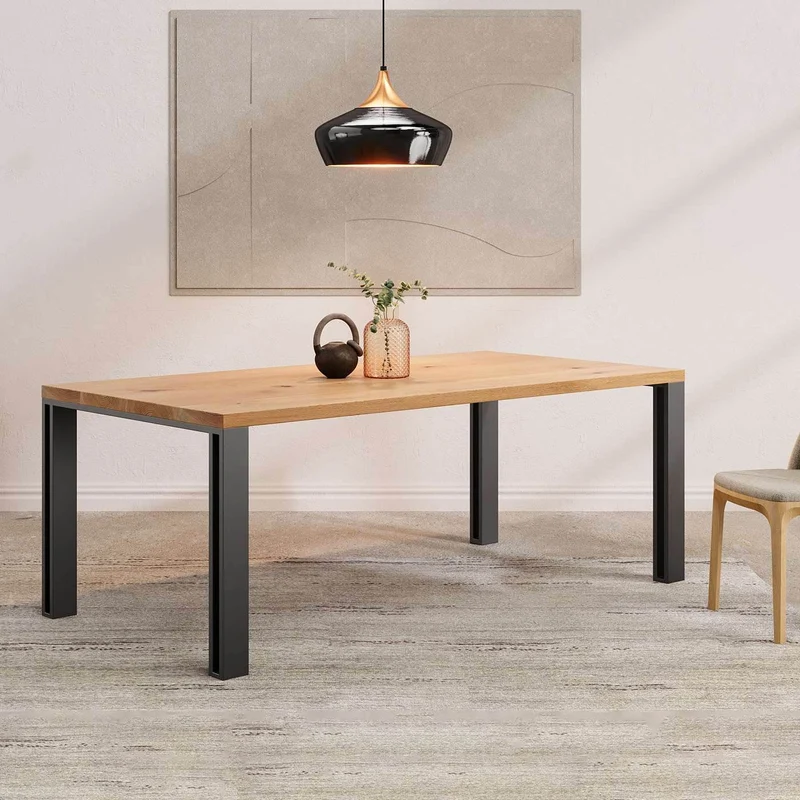 Industrial Esstisch aus massiver Eiche | Tisch Fold in verschiedenen Größen
