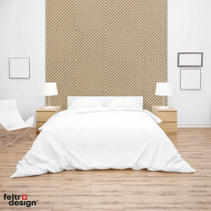 Felt Slatted Acoustic Wall Panels 1