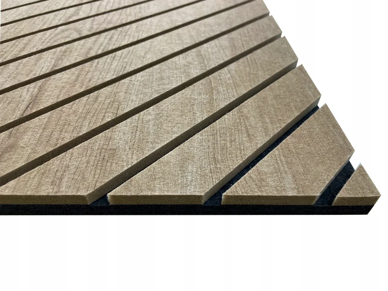 Felt Slatted Acoustic Wall Panels 1