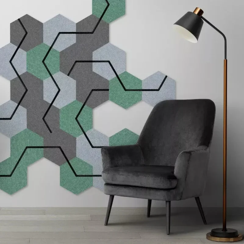 Decorative 3D Felt Wall Tiles - DECO 2