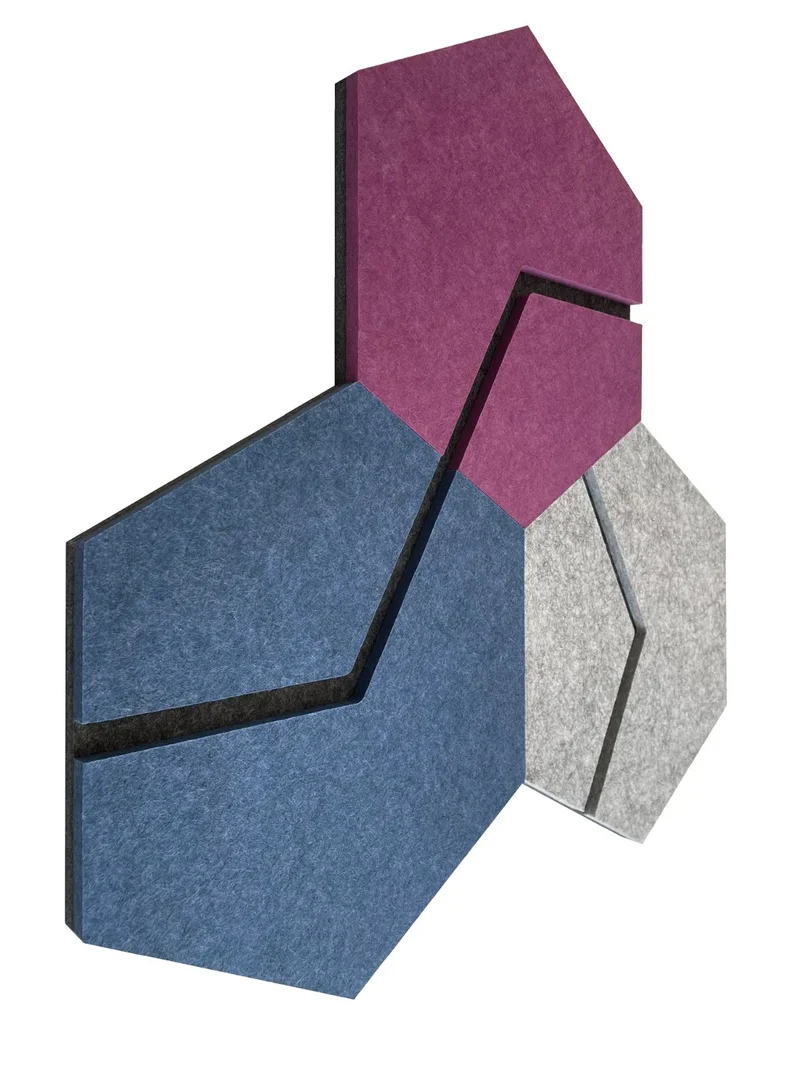 Decorative 3D Felt Wall Tiles - DECO 2