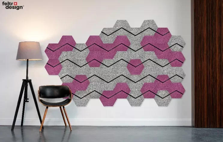 Decorative 3D Felt Wall Tiles - DECO 2