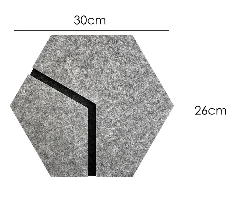 Decorative 3D Felt Wall Tiles - DECO 2