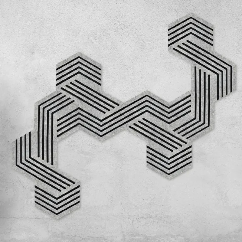 Decorative 3D Felt Wall Tiles - DECO 1