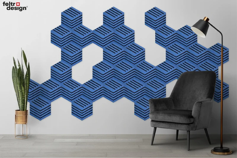 Decorative 3D Felt Wall Tiles - DECO 1