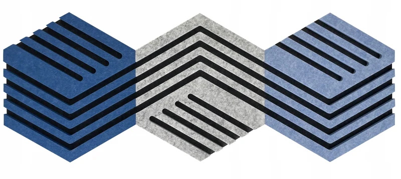 Decorative 3D Felt Wall Tiles - DECO 1