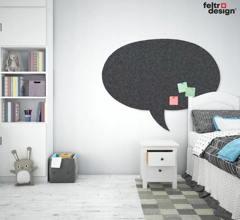 Bulletin Felt Pin Board - BUBBLE