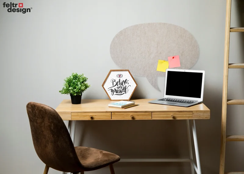 Bulletin Felt Pin Board - BUBBLE