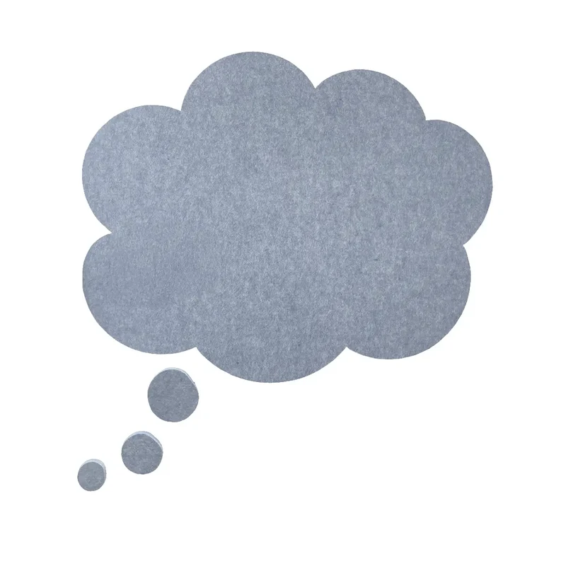 Bulletin Felt Pin Board - CLOUD