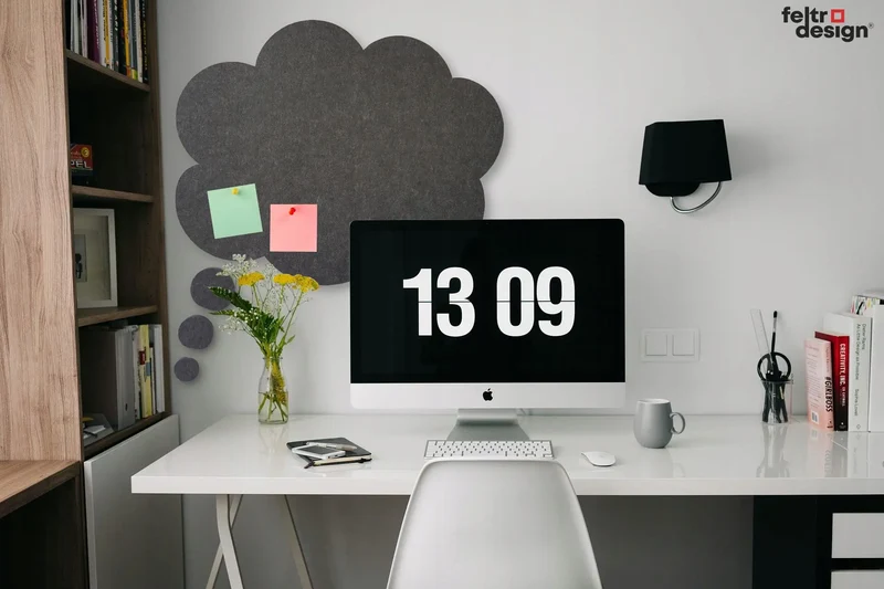 Bulletin Felt Pin Board - CLOUD