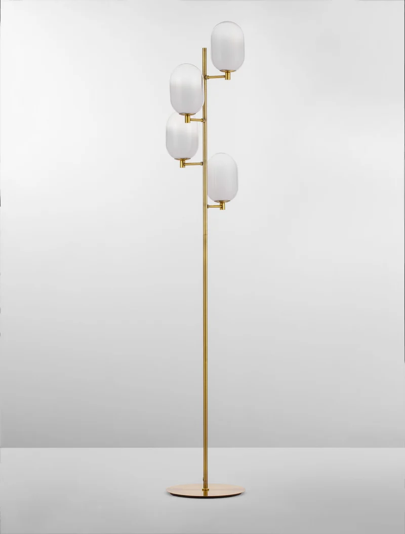 Balor Stehlampe 165cm mit 4 Armen