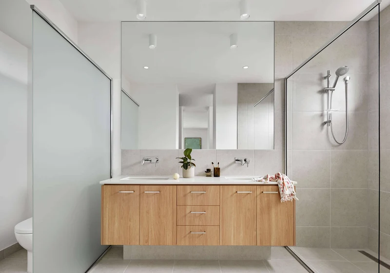 Aufbauspot IP44 Weiß rund inkl. 5W LED GU10 dimmbar - Lavabo