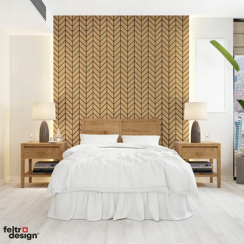 Felt Slatted Acoustic Wall Panels 6