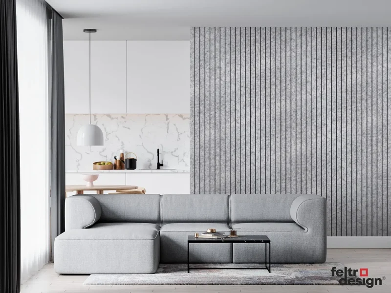 Felt Slatted Acoustic Wall Panels 5