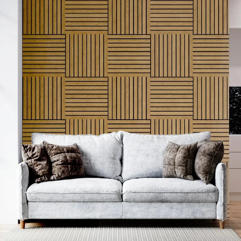 Felt Slatted Acoustic Wall Panels 4