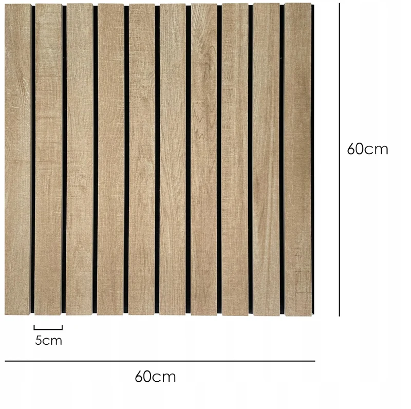 Felt Slatted Acoustic Wall Panels 4