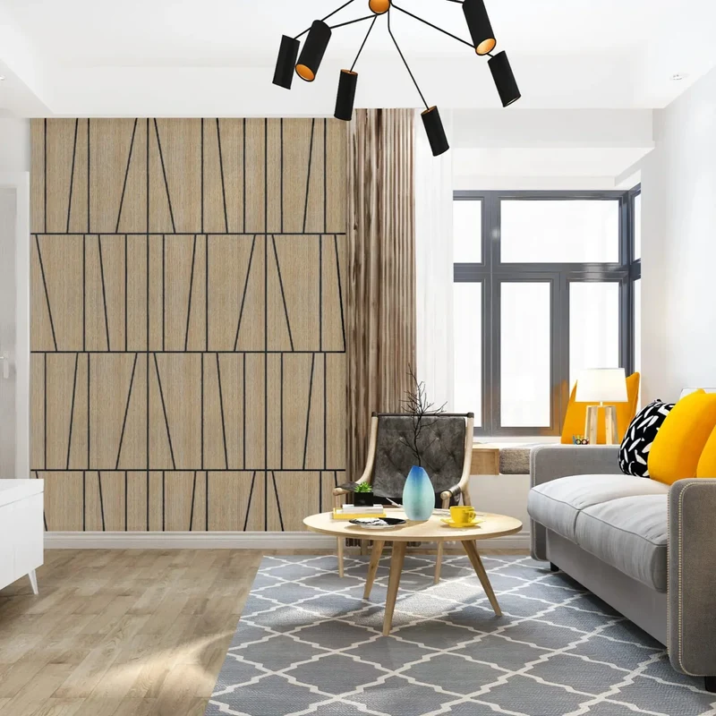 Felt Slatted Acoustic Wall Panels 3