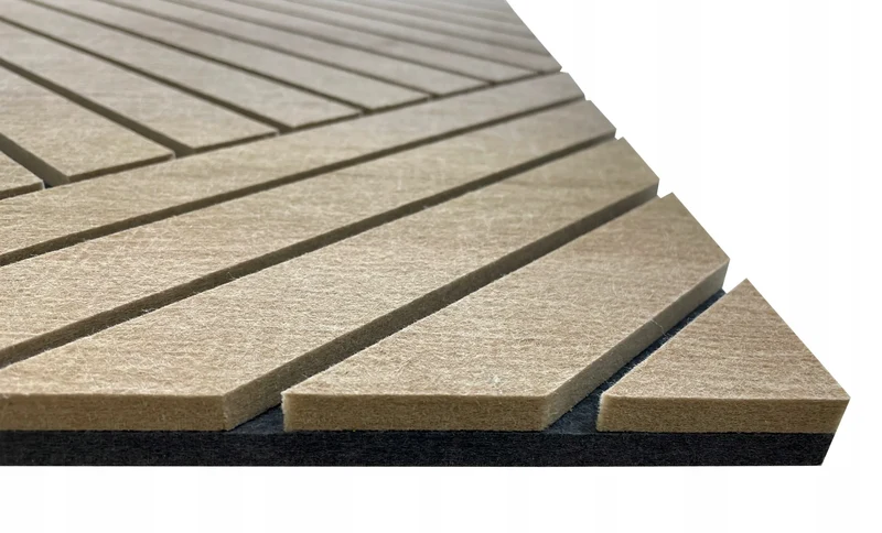 Felt Slatted Acoustic Wall Panels 2