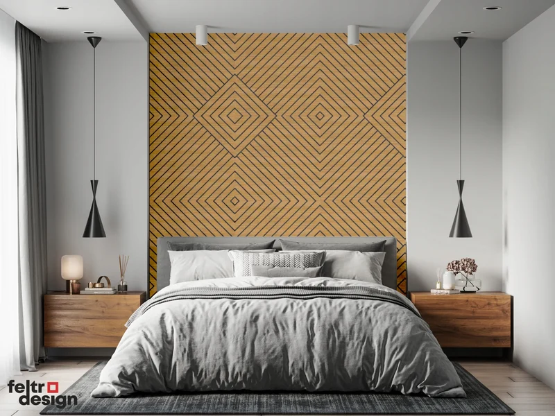 Felt Slatted Acoustic Wall Panels 2