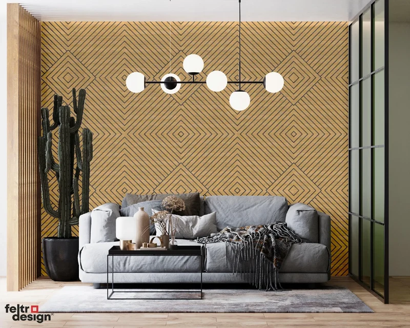 Felt Slatted Acoustic Wall Panels 2
