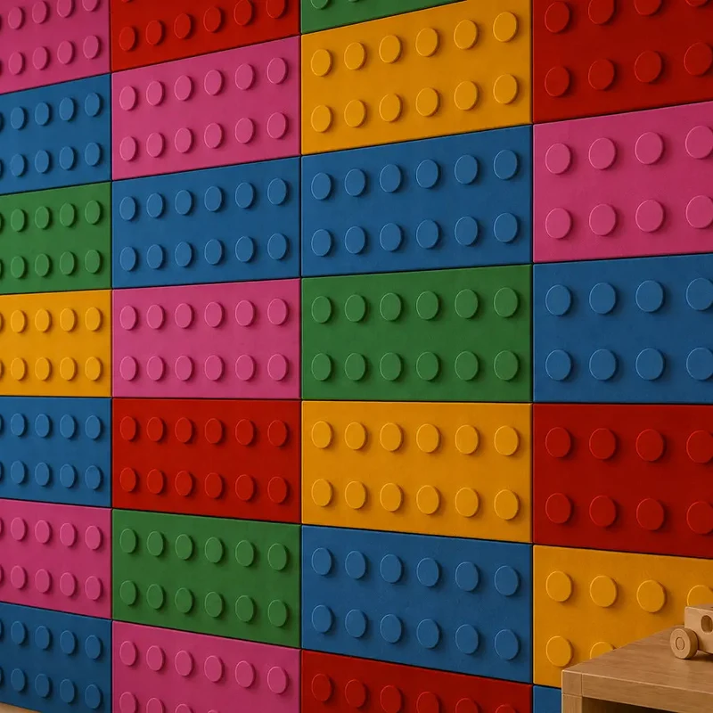 Soft Foam Wall Panels - BUILDING BLOCKS For Kids 25x75