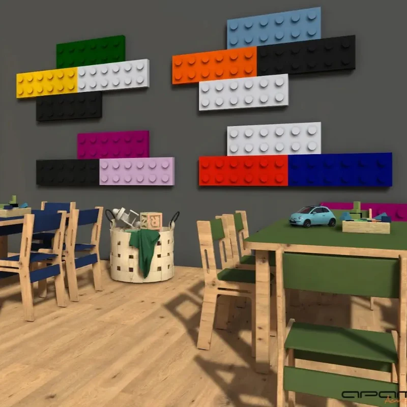 Soft Foam Wall Panels - BUILDING BLOCKS For Kids 25x75