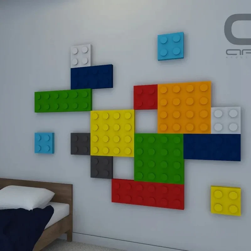 Soft Foam Wall Panels - BUILDING BLOCKS For Kids 25x75