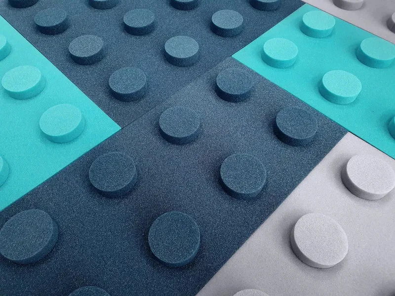 Soft Foam Wall Panels - BUILDING BLOCKS For Kids 25x75