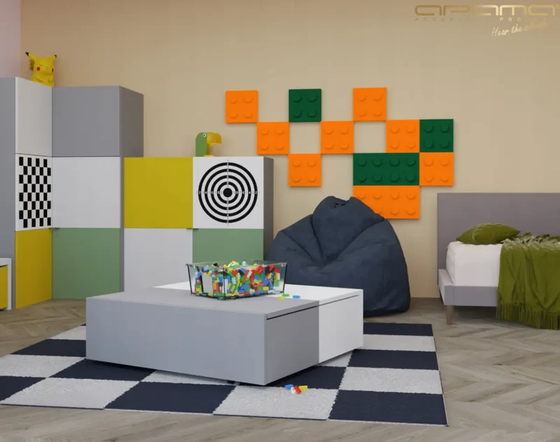 Soft Foam Wall Panels - BUILDING BLOCKS For Kids 25x75