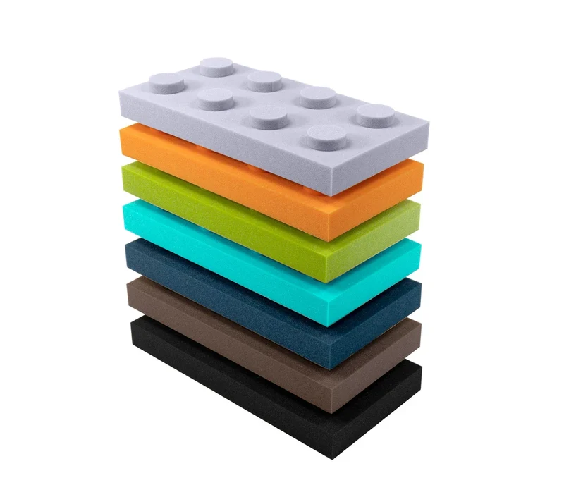 Soft Foam Wall Panels - BUILDING BLOCKS For Kids 25x75