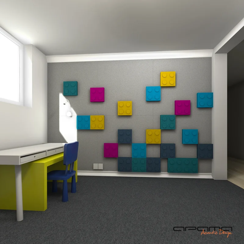 Soft Foam Wall Panels - BUILDING BLOCKS For Kids 50x50