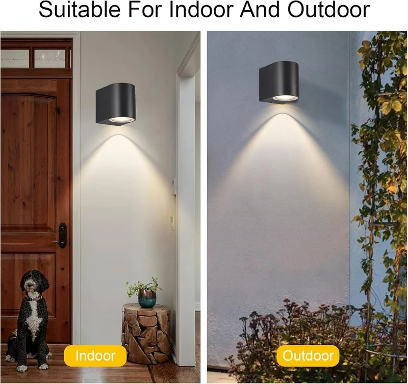 3W LED Wandlampe IP54 Warmweiß für Innen & Außen ~3485