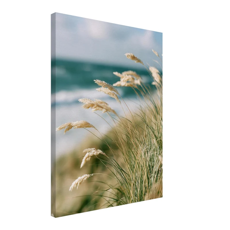 Dünengras am Meer Leinwand