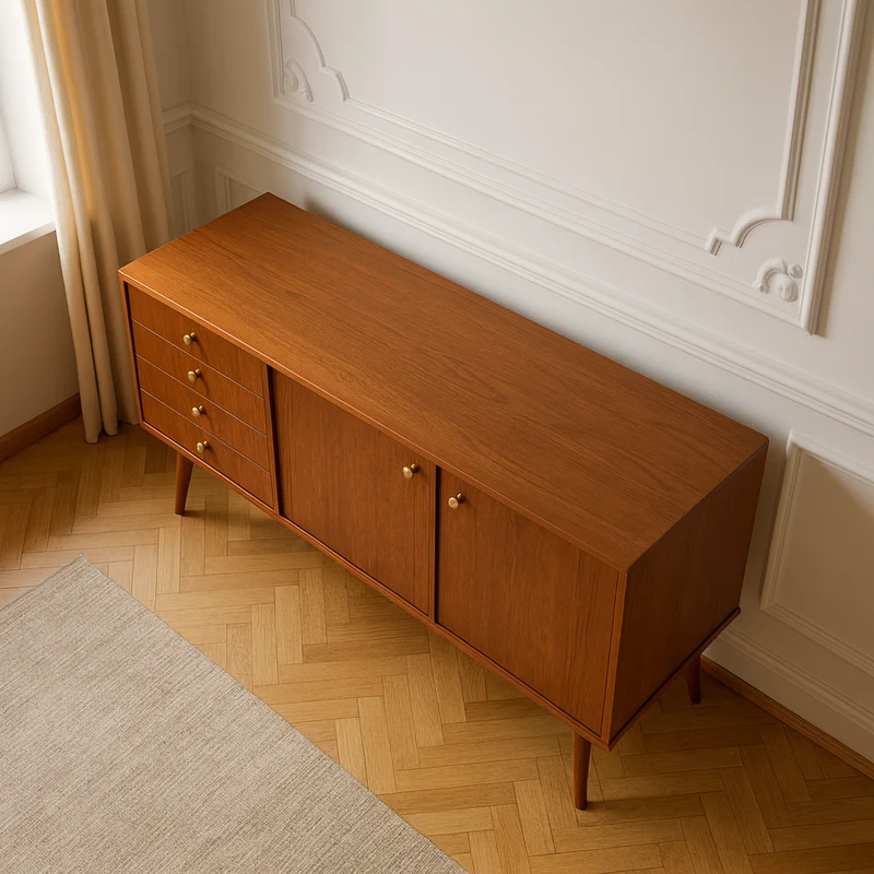Sideboard CLASSY BROWN mit Griffen