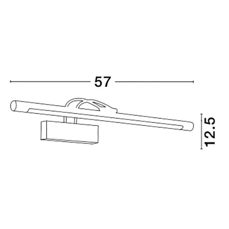 Nova Luce Tiffany LED Wandleuchte Antik Messing