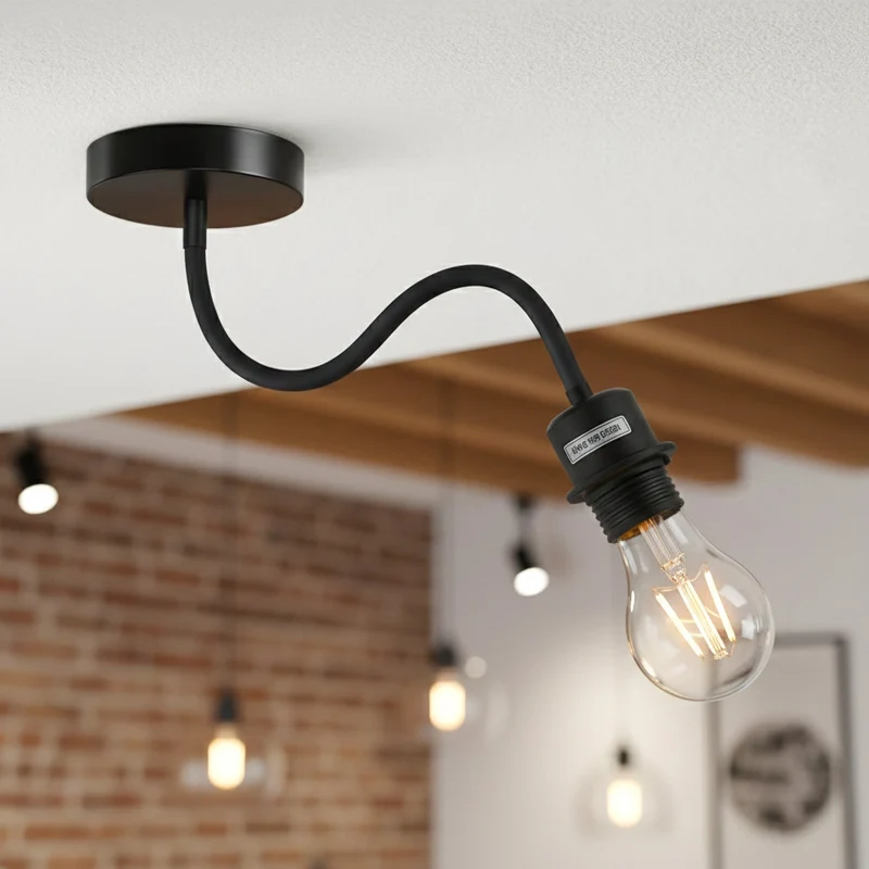 Moderne Flexible E27 Deckenleuchte – 360° verstellbar ~3472