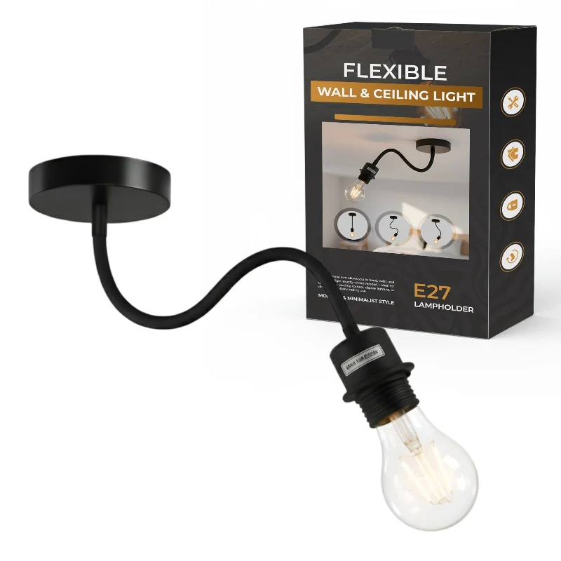 Moderne Flexible E27 Deckenleuchte – 360° verstellbar ~3472