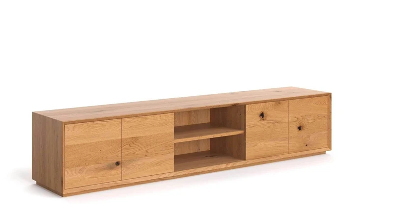 TV-Board aus massiver Eiche | Lowboard Pavo in verschiedenen Größen
