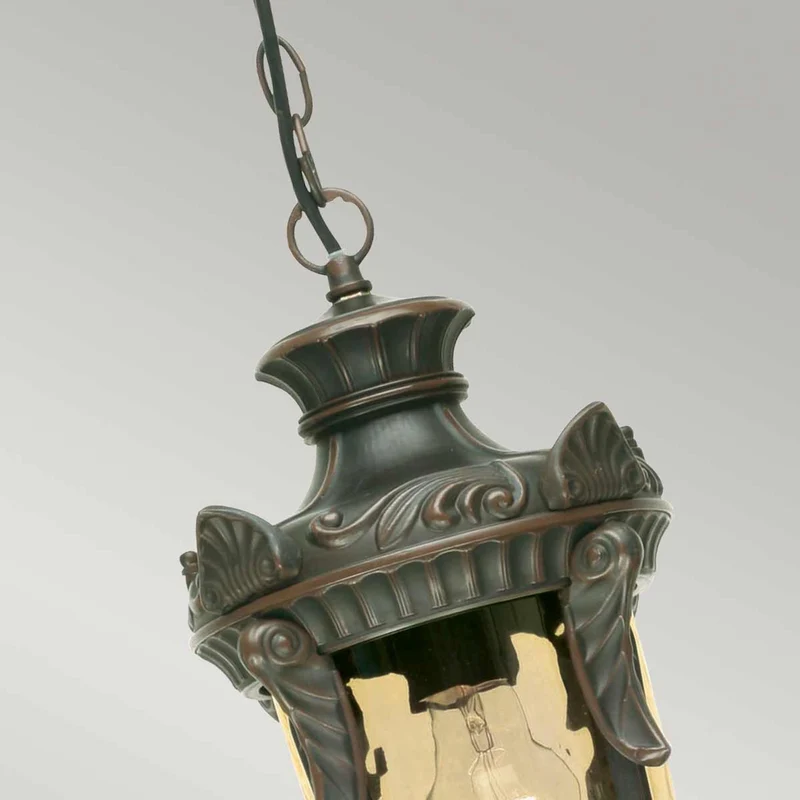 Hängeleuchte Philadelphia 1-flammig Bronze Ø 19cm