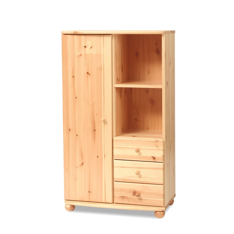 Leo Kommode Bio Massivholz Kiefer für Leo-Galeriebett | 100% Nachhaltige Qualität