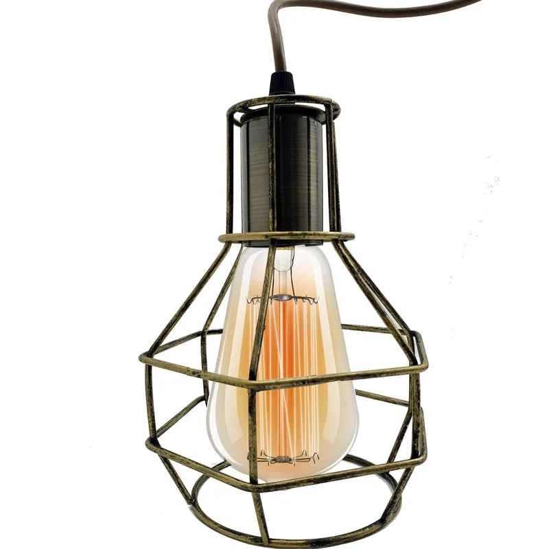 Vintage Industrial Retro 3-fach Decken Pendelleuchte~3463