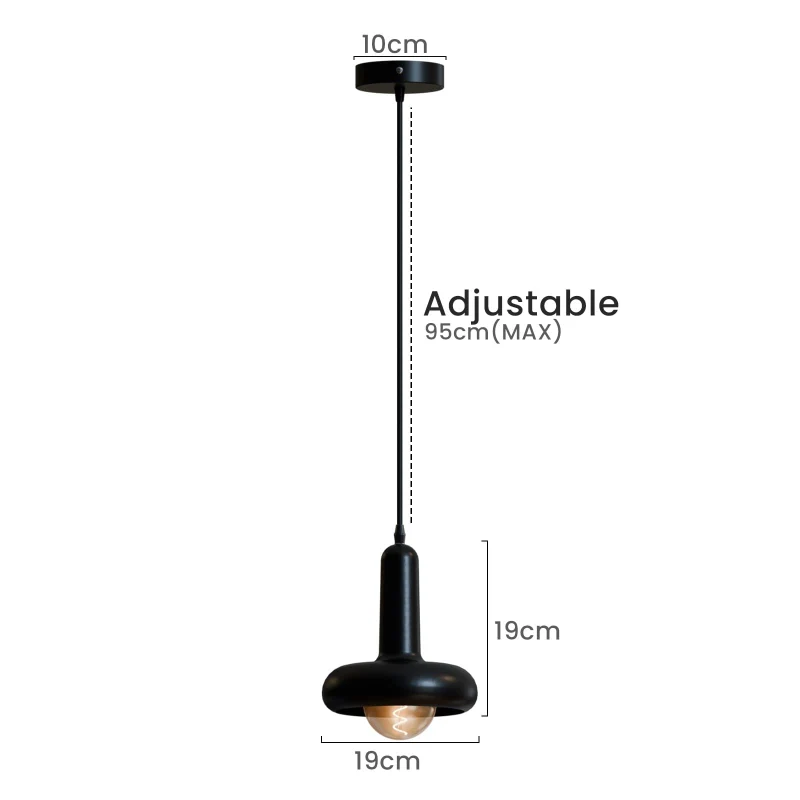 LEDSONE Pendelleuchte - Metall Fassung, 1m Kabel ~3440