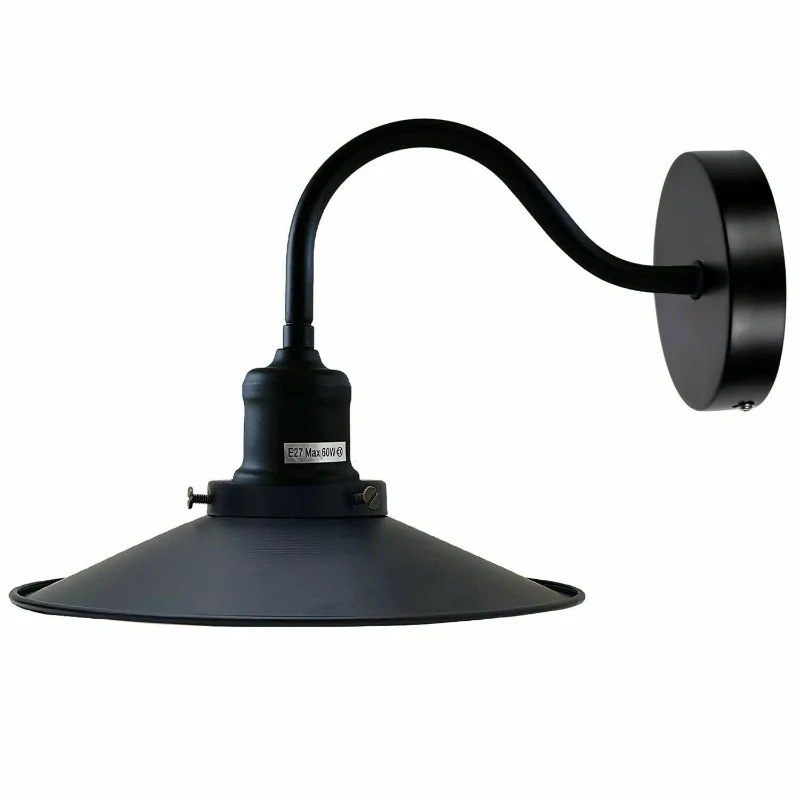 LEDSONE Vintage Wandlampe Ø22cm Metall Industrie ~ 3435