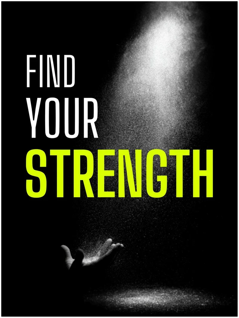 Motivation Poster Set – Neon auf Schwarz (3er)