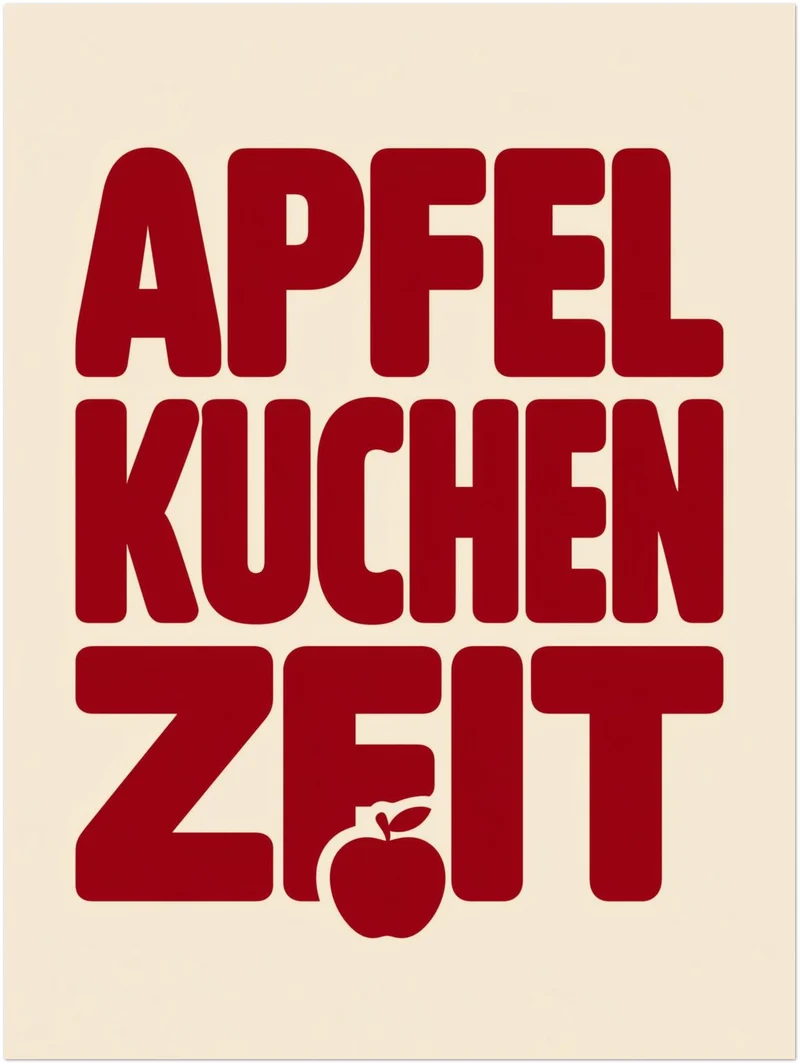 Apfel Poster Set – Retro & Stillleben (2er)