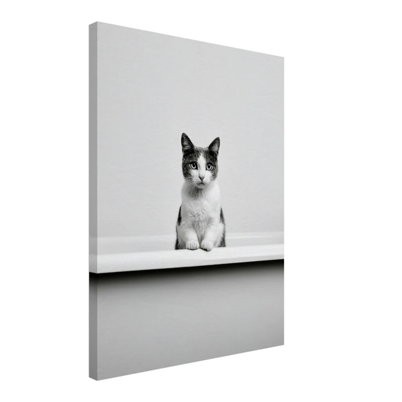 Katze in Badewanne Leinwand