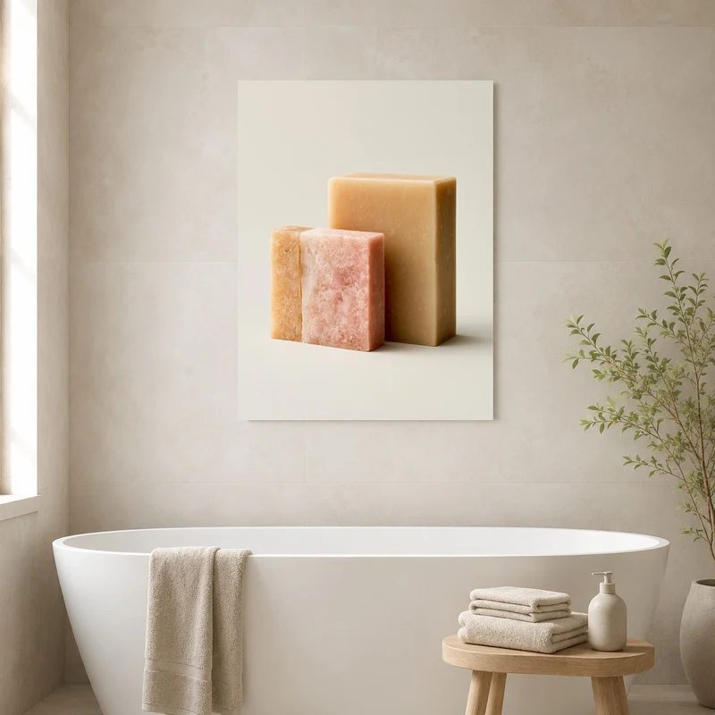 Naturseifen Stillleben Poster